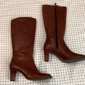 Blondo brown leather boots